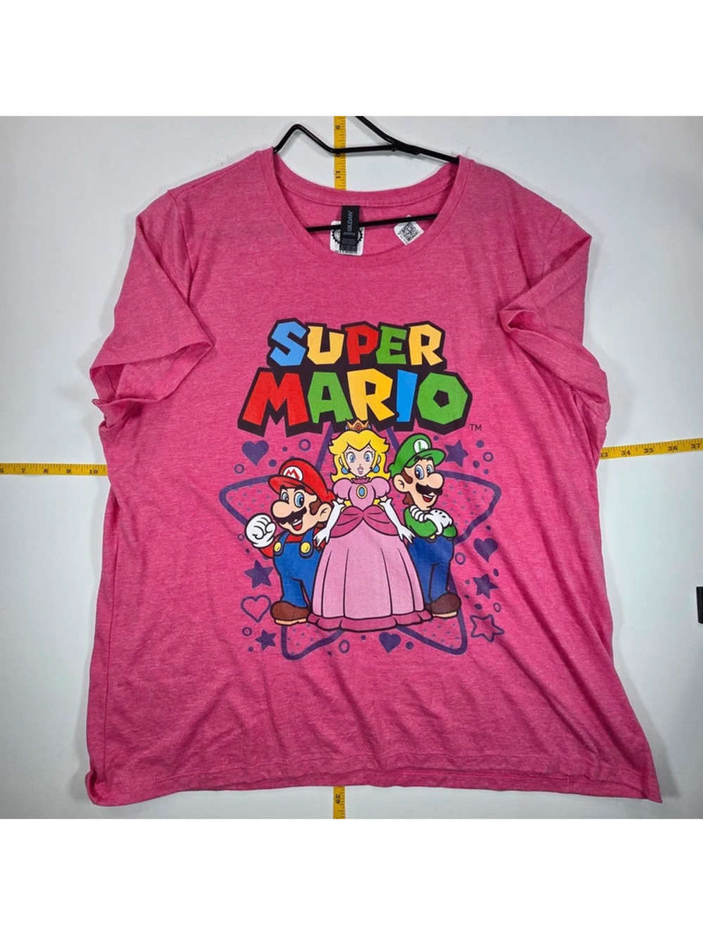 Nintendo Super Mario character trio graphic t-shirt XXL